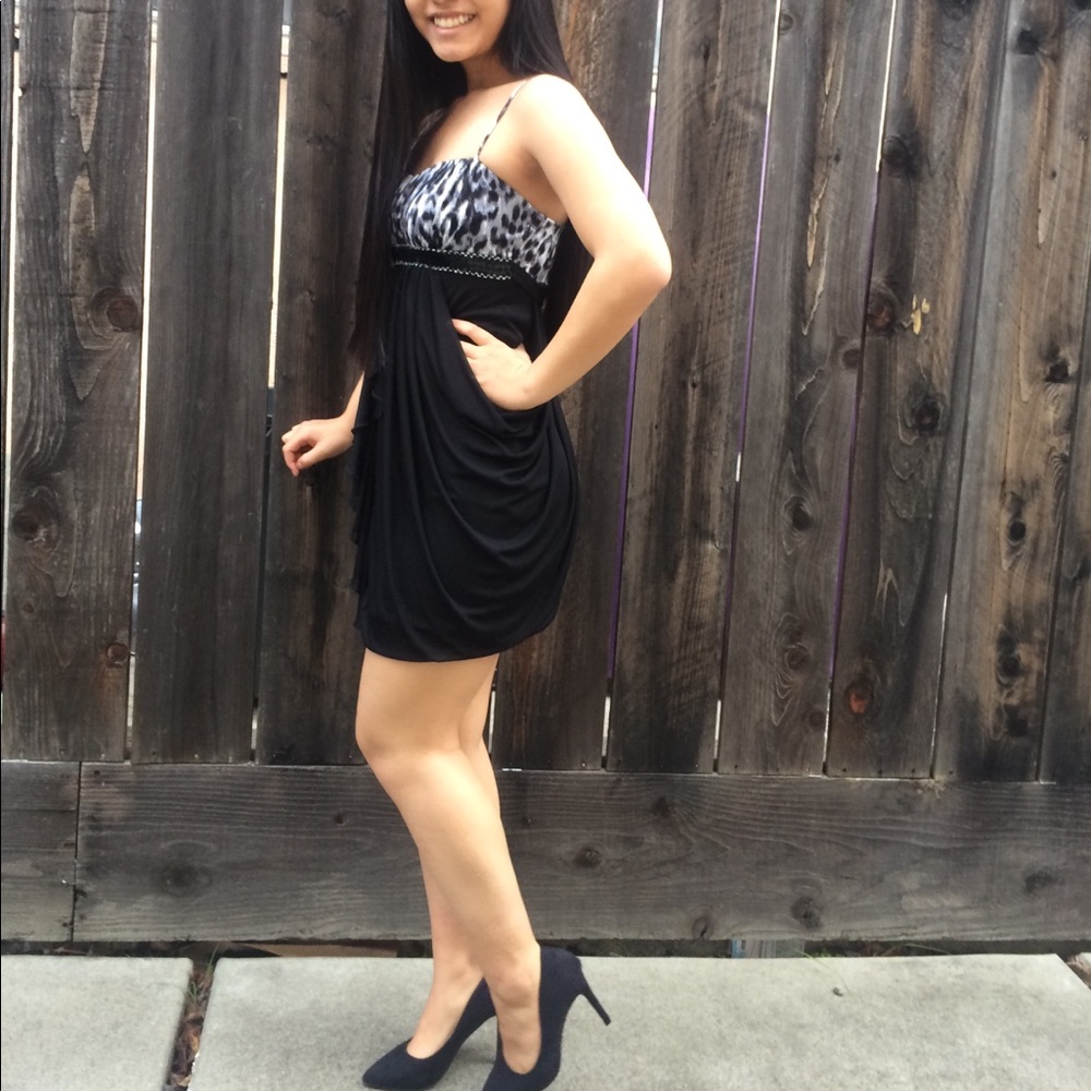 Animal Print Cocktail Dress